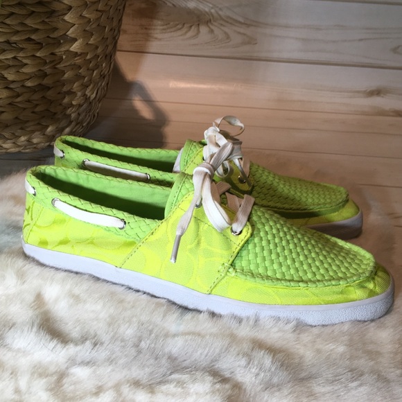 🆕Coach Malania Canvas Boat Shoe - Picture 5 of 8